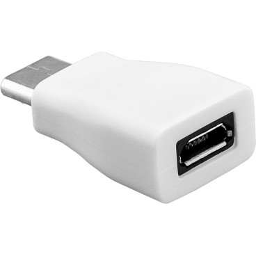 Goobay 71398 changeur de genre de câble USB-C micro USB 2.0 Blanc