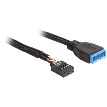 DeLOCK 83281 câble USB 0,3 m Noir
