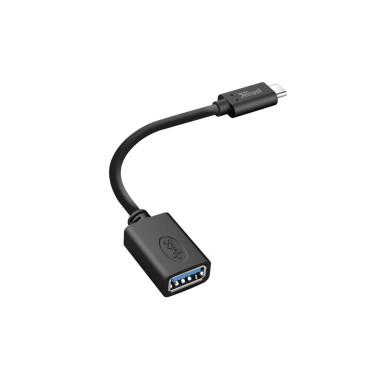 Trust 20967 câble USB 0,09 m USB C USB A Noir
