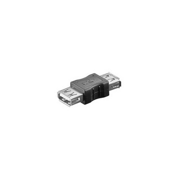 Microconnect USB 2.0 A-A F-F USB A Noir