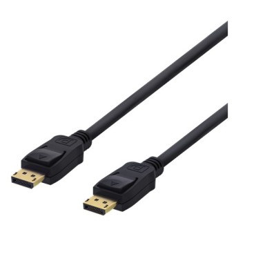 Deltaco DP-1020D câble DisplayPort 2 m Noir