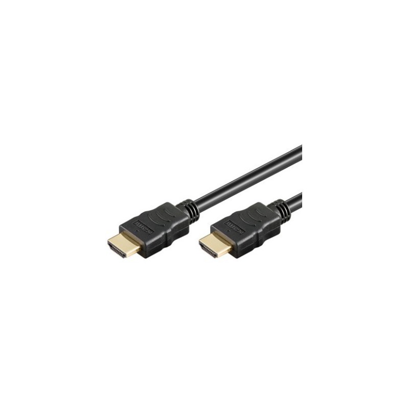 Goobay 31883 câble HDMI 1,5 m HDMI Type A (Standard) Noir