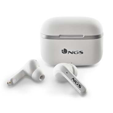 NGS ARTICA CROWN Casque Sans fil Ecouteurs Appels Musique Bluetooth Blanc