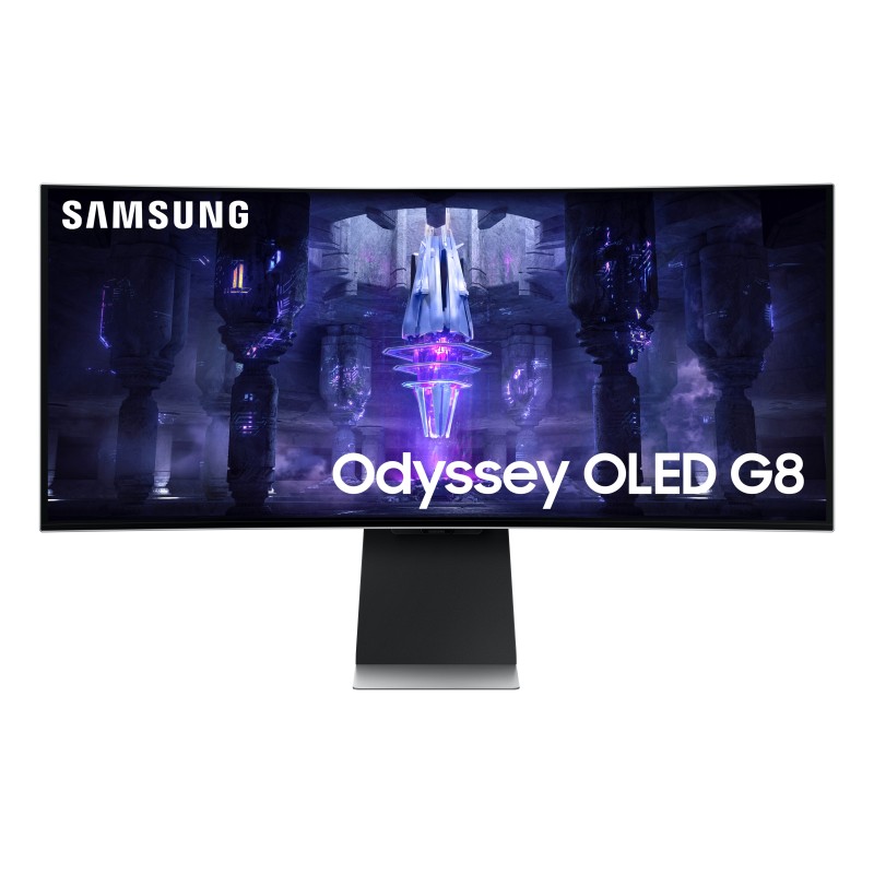 Samsung Odyssey Neo G8 LS34BG850SUXEN écran plat de PC 86,4 cm (34") 3440 x 1440 pixels UltraWide Quad HD OLED Argent