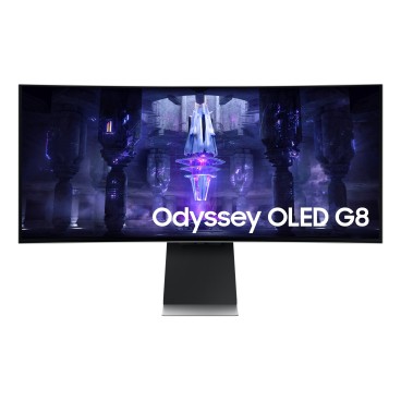 Samsung Odyssey Neo G8 LS34BG850SUXEN écran plat de PC 86,4 cm (34") 3440 x 1440 pixels UltraWide Quad HD OLED Argent