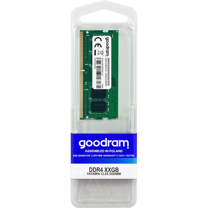 Goodram GR2400S464L17S 8G module de mémoire 8 Go 1 x 8 Go DDR4 2400 MHz
