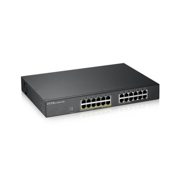 Zyxel GS1900-24EP Géré L2 Gigabit Ethernet (10 100 1000) Connexion Ethernet, supportant l'alimentation via ce port (PoE) Noir