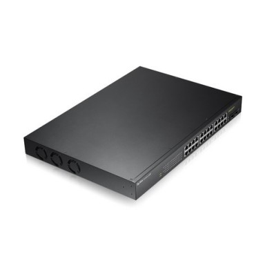 Zyxel GS1900-24HP Géré Gigabit Ethernet (10 100 1000) 1U Noir
