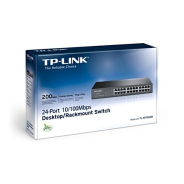 TP-Link TL-SF1024D Fast Ethernet (10 100) Noir