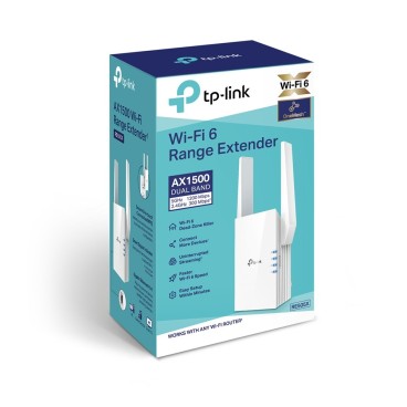 TP-Link RE505X Répéteur réseau Blanc 10, 100, 1000 Mbit s