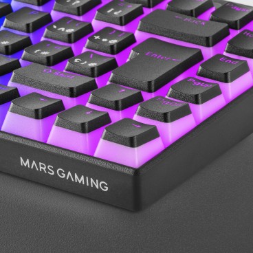 Mars Gaming MKCLOUDBFR clavier USB + Bluetooth AZERTY Français Noir