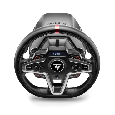 Thrustmaster T248 PS Licence off.PS5 compat.PS4 et PC.Force Feedback Ecran LCD 25 bts Pedalier magnétique 4160783