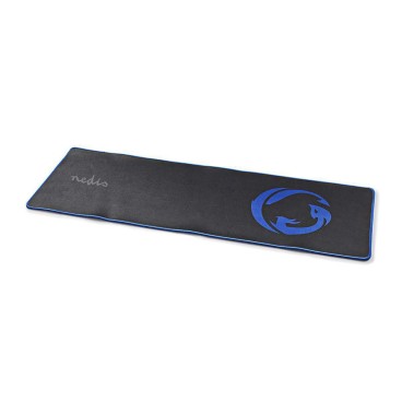 Nedis GMPD300BK tapis de souris Tapis de souris de jeu Noir, Bleu