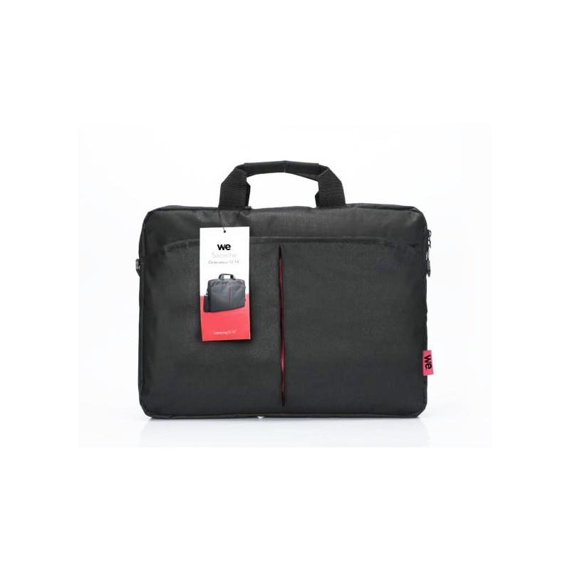 WE Classic sacoche d'ordinateurs portables 35,6 cm (14") Malette Noir, Rouge