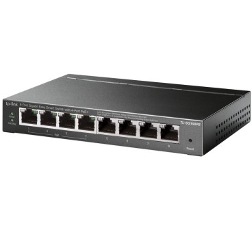 TP-Link TL-SG108PE commutateur réseau Géré L2 Gigabit Ethernet (10 100 1000) Connexion Ethernet, supportant l'alimentation via