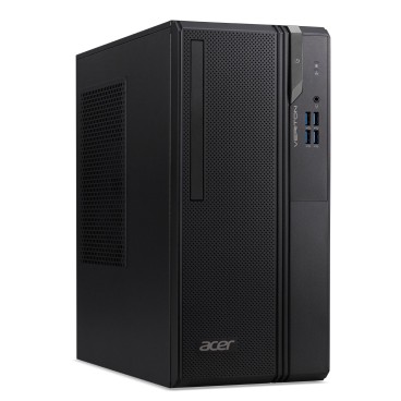 Acer Veriton S2690G i3-12100 Bureau Intel® Core™ i3 8 Go DDR4-SDRAM 256 Go SSD Windows 10 Pro PC Noir