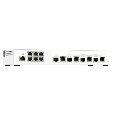 QNAP QSW-M2106-4C commutateur réseau Géré L2 2.5G Ethernet (100 1000 2500) Blanc