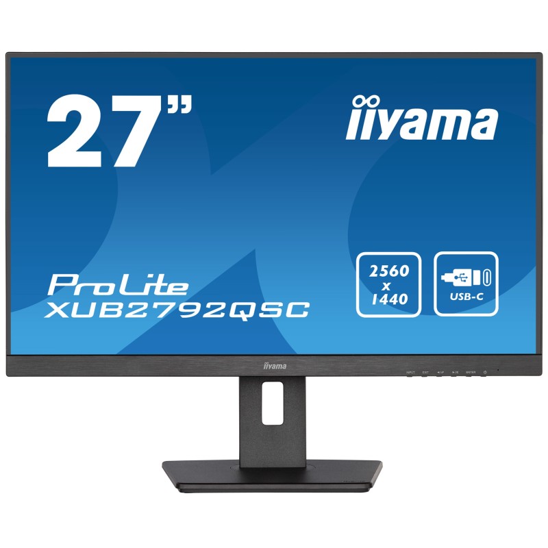 iiyama ProLite 68,6 cm (27") 2560 x 1440 pixels Wide Quad HD LED Noir