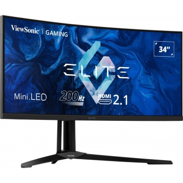 Viewsonic XG341C-2K écran plat de PC 86,4 cm (34") 3440 x 1440 pixels UltraWide Quad HD Noir