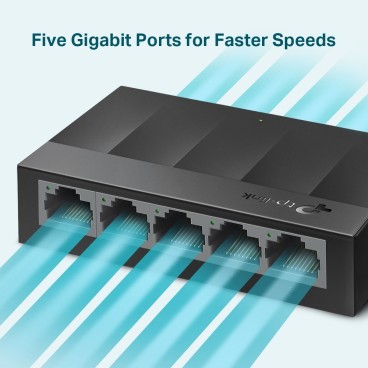 TP-Link LS1005G commutateur réseau Non-géré Gigabit Ethernet (10 100 1000) Noir