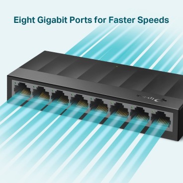 TP-Link LS1008G commutateur réseau Non-géré Gigabit Ethernet (10 100 1000) Noir