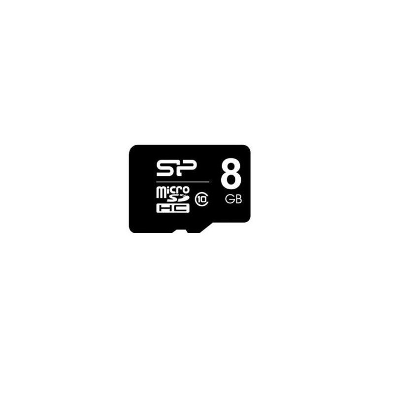 Silicon Power SP008GBSTH010V10SP mémoire flash 8 Go MicroSDHC Classe 10