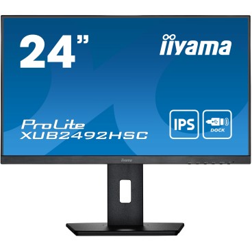 iiyama ProLite XUB2492HSC-B5 LED display 61 cm (24") 1920 x 1080 pixels Full HD Noir