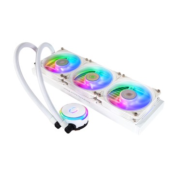 Cooler Master MasterLiquid PL360 Flux White Edition Boitier PC Kit de refroidissement du liquide 12 cm Blanc