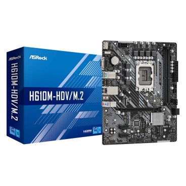 Asrock H610M-HDV M.2 Intel H610 LGA 1700 micro ATX