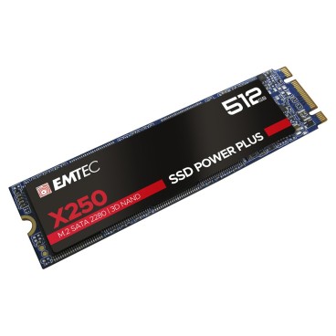 Emtec X250 M.2 512 Go Série ATA III 3D NAND
