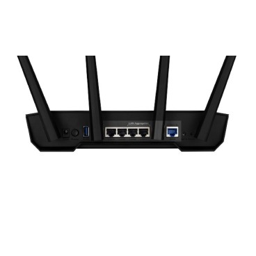 ASUS TUF Gaming AX3000 V2 routeur sans fil Gigabit Ethernet Bi-bande (2,4 GHz   5 GHz) Noir, Orange
