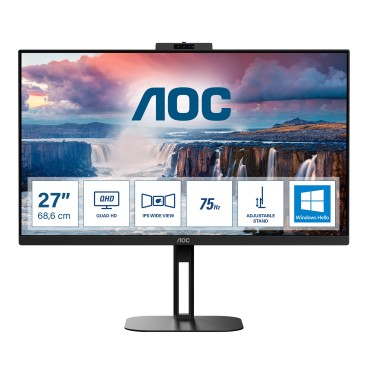 AOC V5 Q27V5CW 68,6 cm (27") 2560 x 1440 pixels Quad HD LED Noir