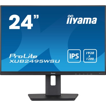 iiyama ProLite XUB2495WSU-B5 écran plat de PC 61,2 cm (24.1") 1920 x 1200 pixels WUXGA LCD Noir