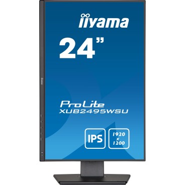 iiyama ProLite XUB2495WSU-B5 écran plat de PC 61,2 cm (24.1") 1920 x 1200 pixels WUXGA LCD Noir