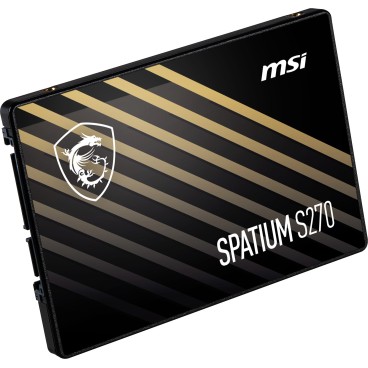 MSI SPATIUM S270 SATA 2.5 480GB disque SSD 2.5" 480 Go Série ATA III 3D NAND