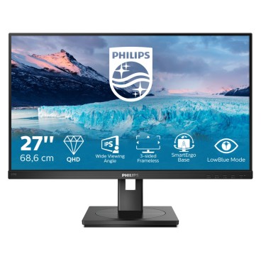 Philips S Line 275S1AE 00 LED display 68,6 cm (27") 2560 x 1440 pixels 2K Ultra HD LCD Noir