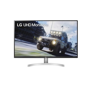 LG 32UN500P-W écran plat de PC 80 cm (31.5") 3840 x 2160 pixels 4K Ultra HD Argent, Blanc