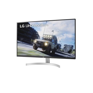 LG 32UN500P-W écran plat de PC 80 cm (31.5") 3840 x 2160 pixels 4K Ultra HD Argent, Blanc