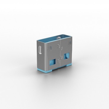Lindy 40462 bloqueur de port USB Type-A Bleu Acrylonitrile-Butadiène-Styrène (ABS) 10 pièce(s)