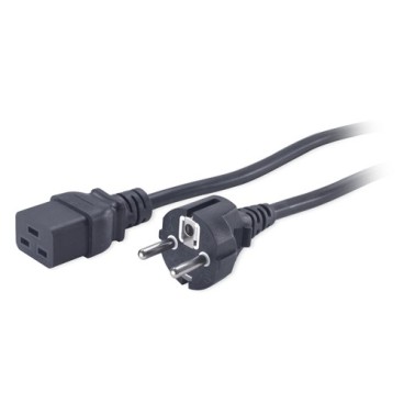 APC AP9875 câble électrique Noir 2,5 m Coupleur C19 CEE7 7
