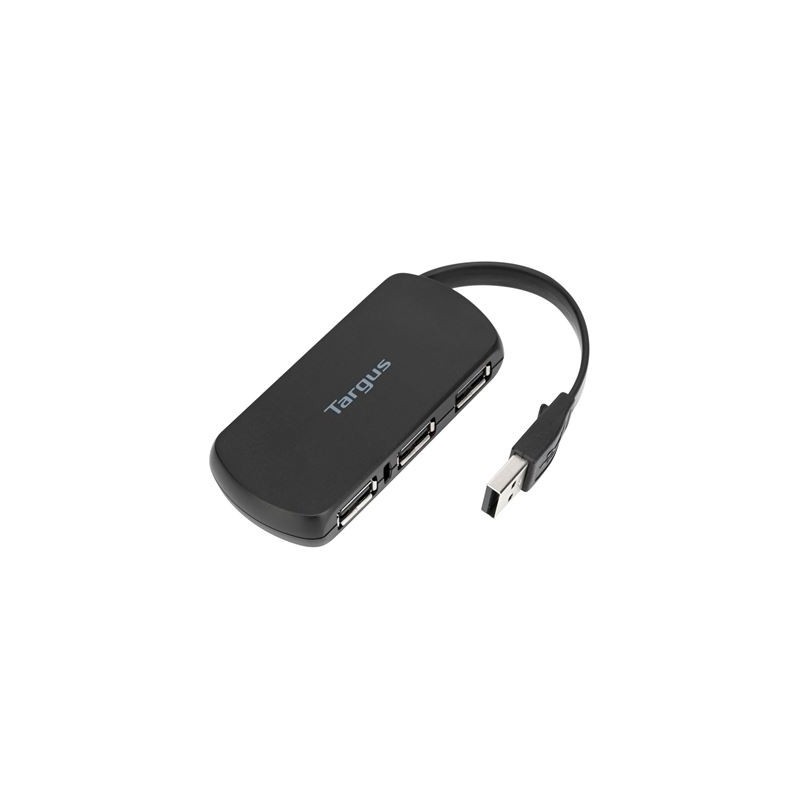 Targus ACH114EU hub & concentrateur USB 2.0 480 Mbit s Noir