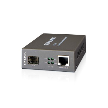 TP-Link MC220L convertisseur de support réseau 1000 Mbit s Multimode, Monomode Noir