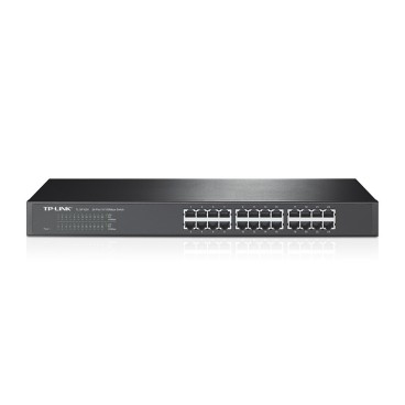 TP-Link TL-SF1024 Non-géré Fast Ethernet (10 100) 1U Noir
