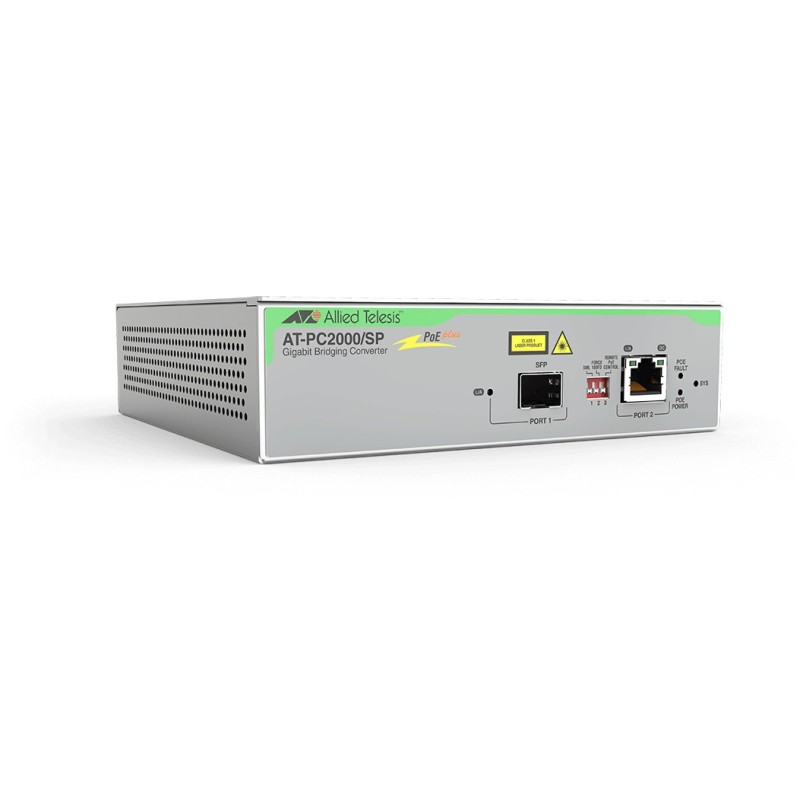 Allied Telesis AT-PC2000 SP-60 convertisseur de support réseau 1000 Mbit s 850 nm Gris