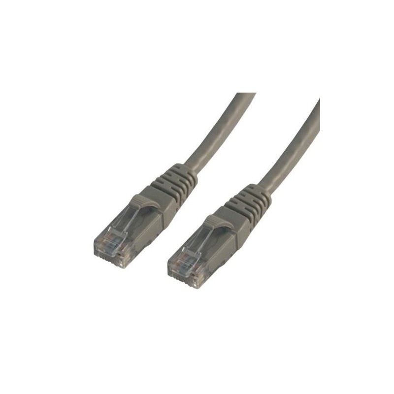 MCL RJ45 CAT6 A U UTP 5m câble de réseau Gris Cat6a