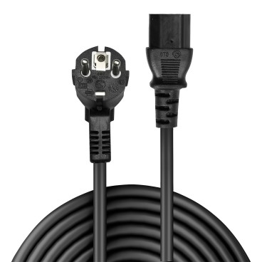 Lindy 30336 câble électrique Noir 3 m CEE7 7 Coupleur C13