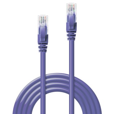 Lindy 48121 câble de réseau Violet 0,5 m Cat6 U UTP (UTP)