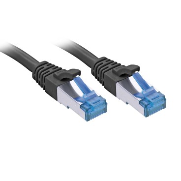 Lindy 47416 câble de réseau Noir 5 m Cat6a S FTP (S-STP)