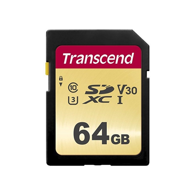 Transcend 64GB, UHS-I, SD 64 Go SDXC Classe 10