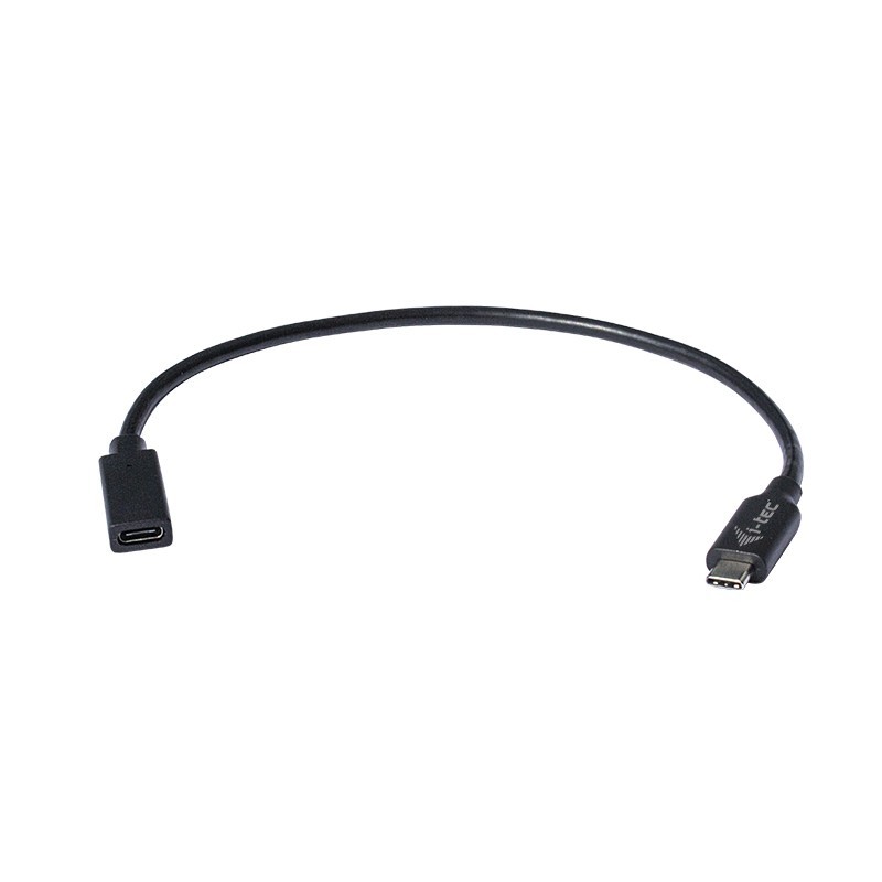 i-tec C31EXTENDCBL câble USB 0,3 m USB 3.1 Type-C Noir